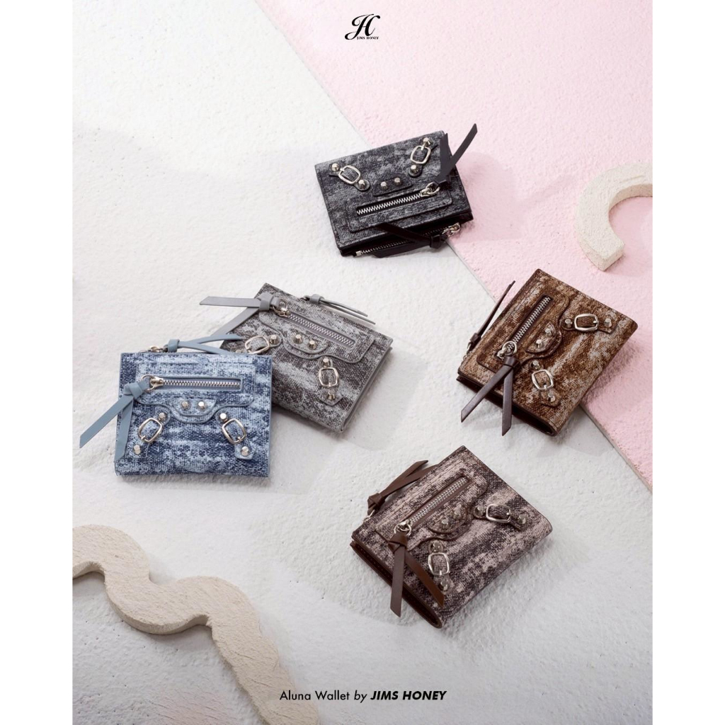 JIMS HONEY FOREVER ALUNA WALLET Dompet Kecil Lipat Wanita Cewek Fashion Jimshoney Casual Terbaru