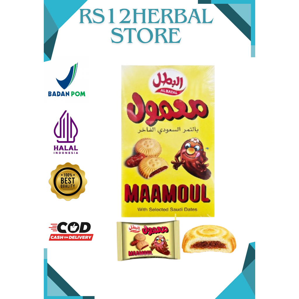 

Biskuit Mamoul Al Batal ISI KURMA- Al Batal Mamoul Biskuit oleh oleh umrah haji dan umroh