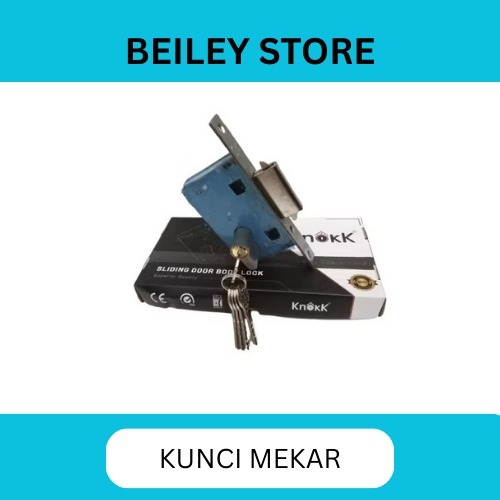 Body Sliding Pintu Kayu & Aluminium- Kunci Mekar - Kunci Pintu Geser