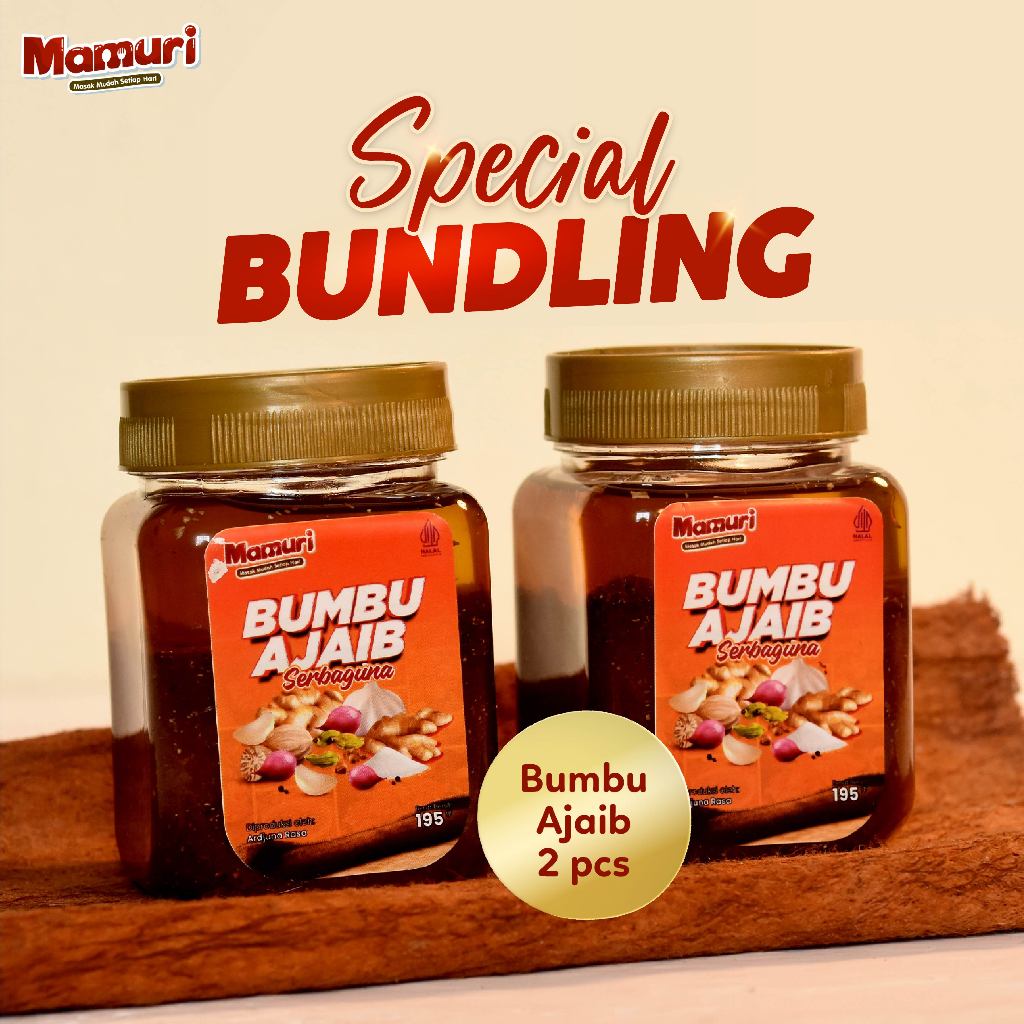 

Mamuri - [Bundling] Bumbu Ajaib Serbaguna 1001 Masakan Ide Jualan Aneka Makanan Bumbu Masak Halal