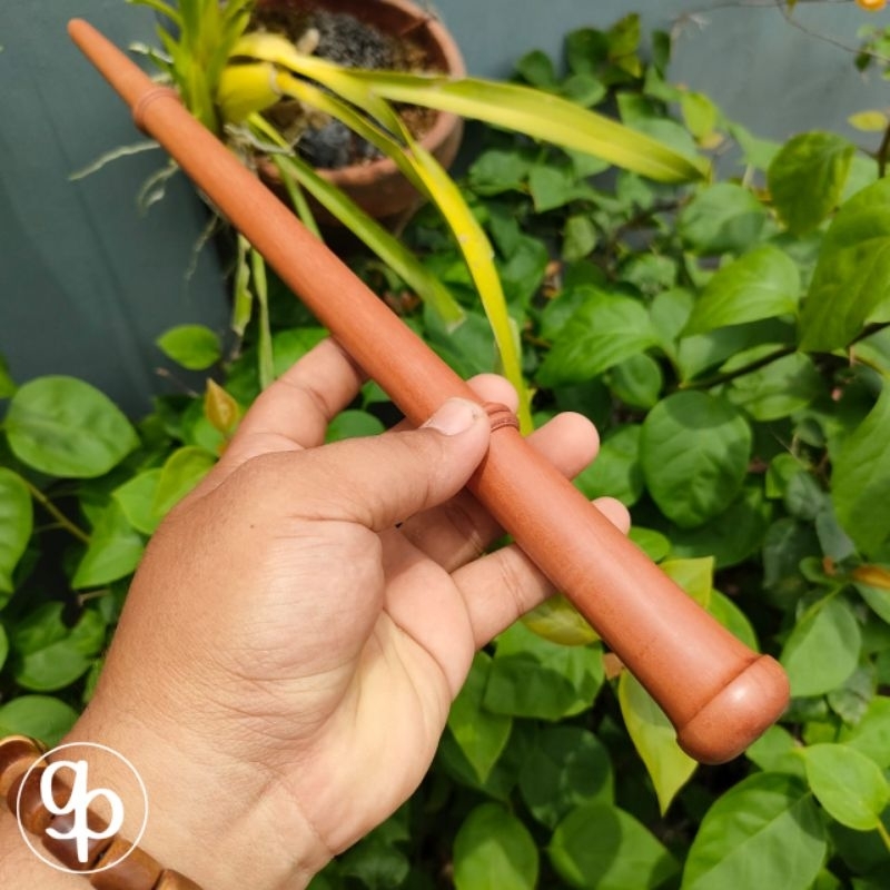 TONGKAT KOMANDO 35 CM TONGKAT KOMANDO KAYU NAGASARI KAYU NOGOSARI