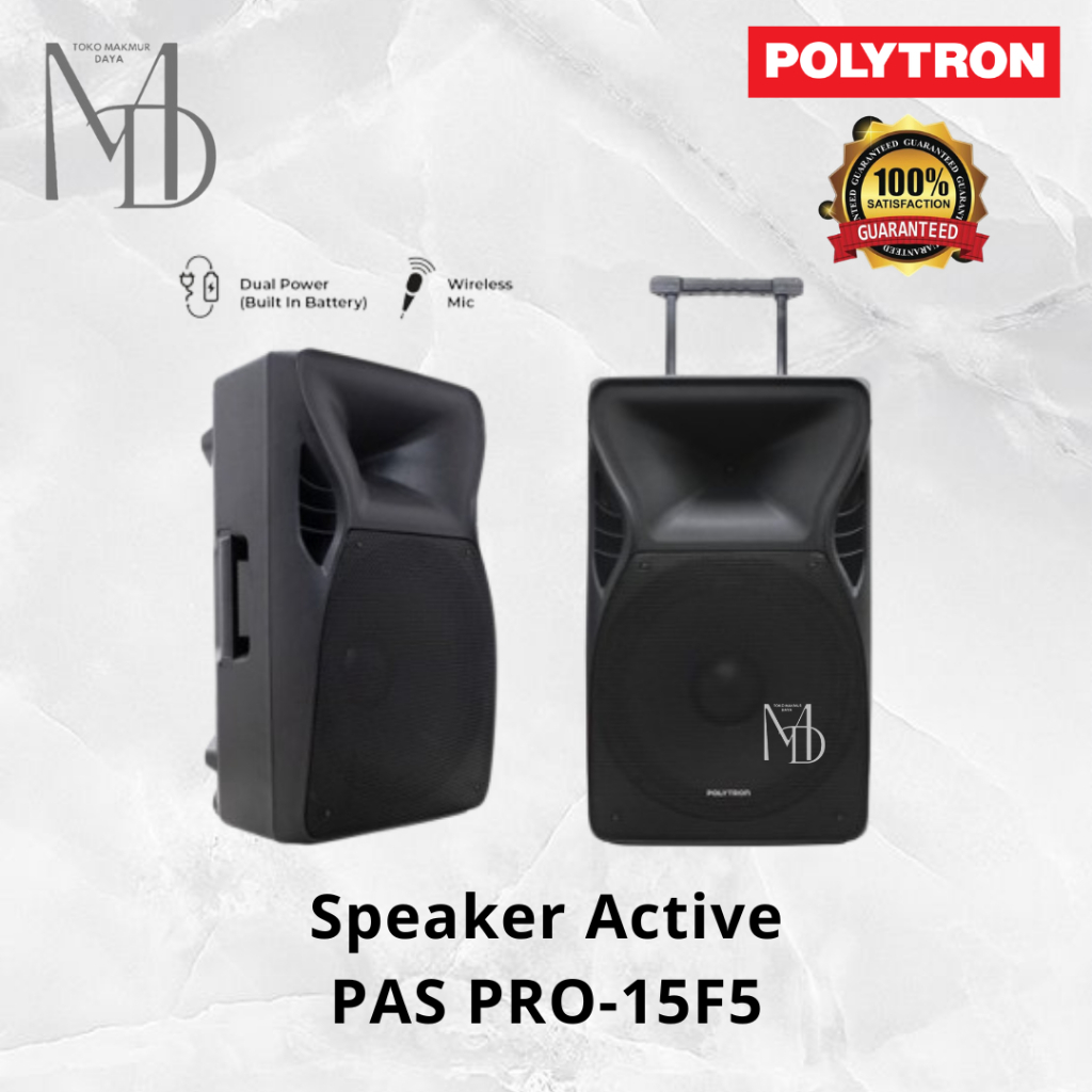 POLYTRON Speaker Active PAS PRO15F5 Spiker Aktif PAS PRO-15F5 Bluetooth Meeting