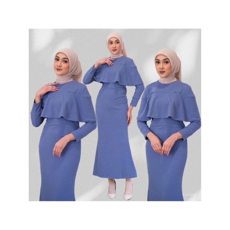 Maura Dress Knit Duyung/Dress Knit Wanita/Dress Duyung Wanita/Dress Knit Terbaru/Dress Fishtail