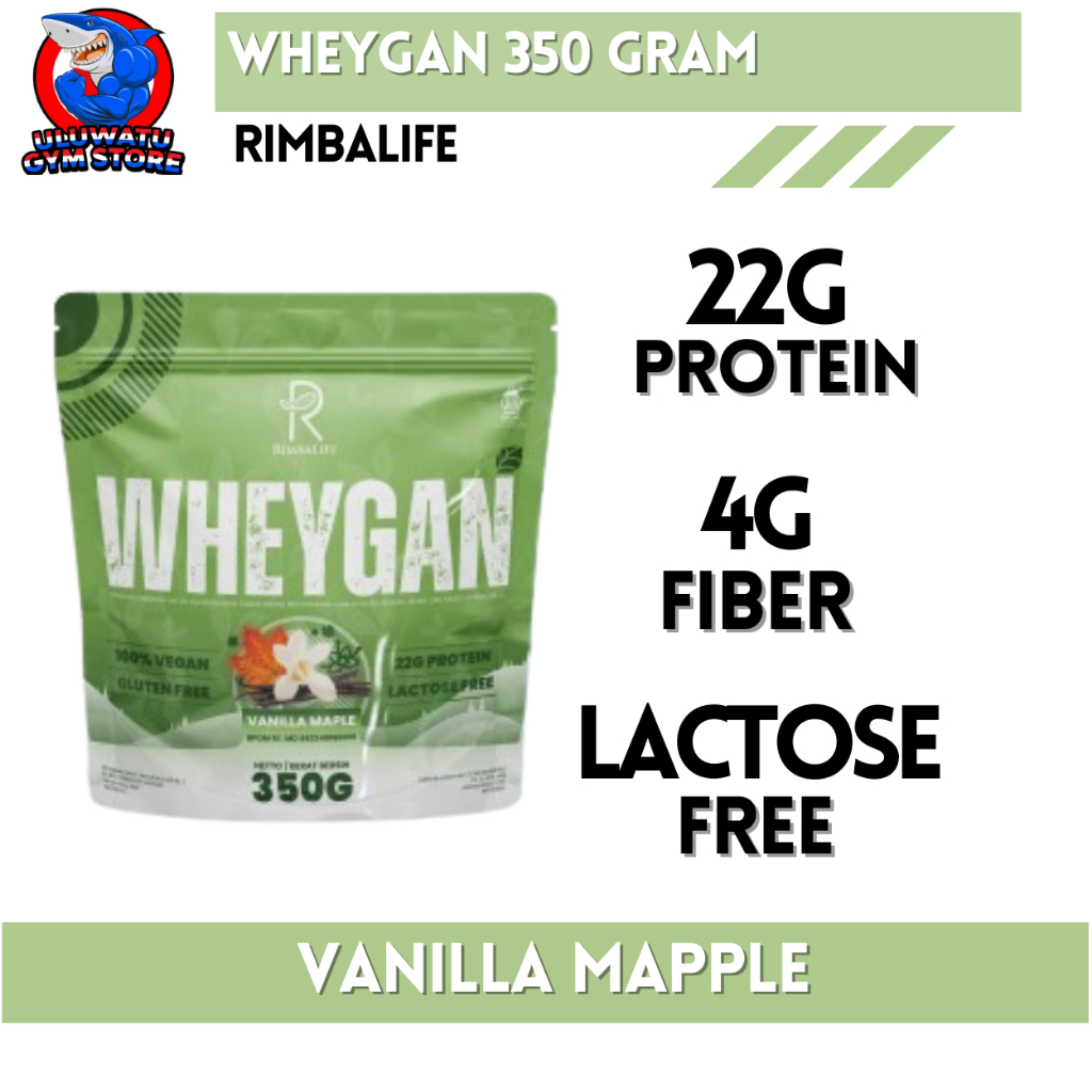 

Rimbalife WHEYGAN Vegan Protein 350gr-Plant Based Pea Isolate