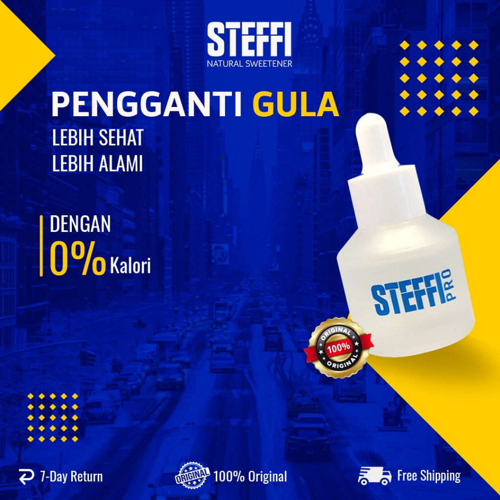 

Steffi Pro pemanis alami aman dan terhindar dari Diabetes