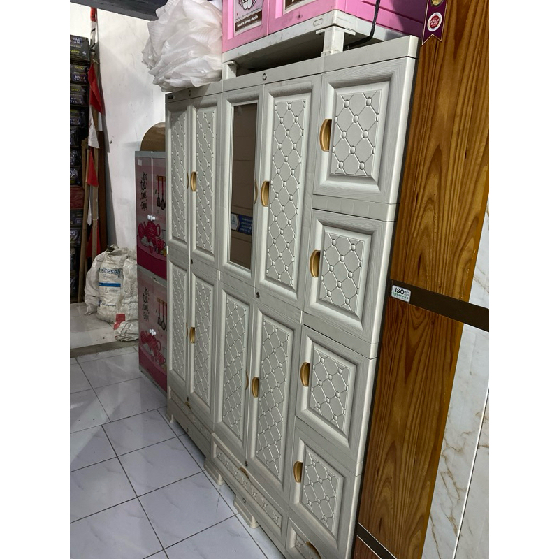 Lemari Plastik Napolly Pintu 5 Original