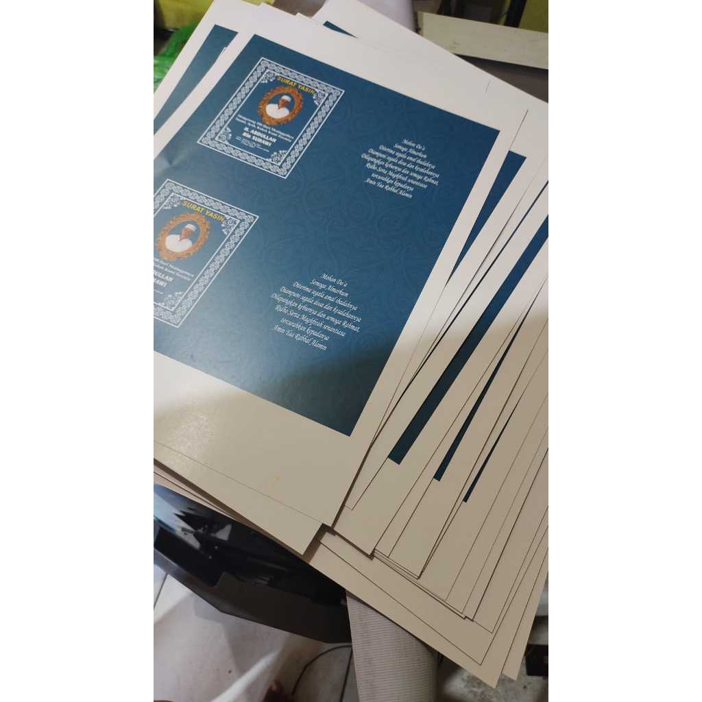 

CETAK ART PAPER 260G / 150G UK. A3+, A4, A5 (1 SISI DAN 2 SISI) BROSUR DLL | PRINT FULL COLOR