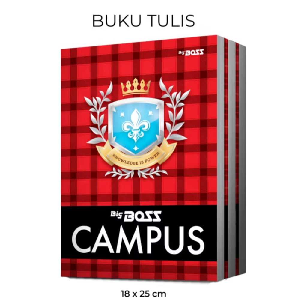 

BIGBOSS - Buku Tulis Campus 50 Lembar / Buku BOXY Per Pack Isi 10