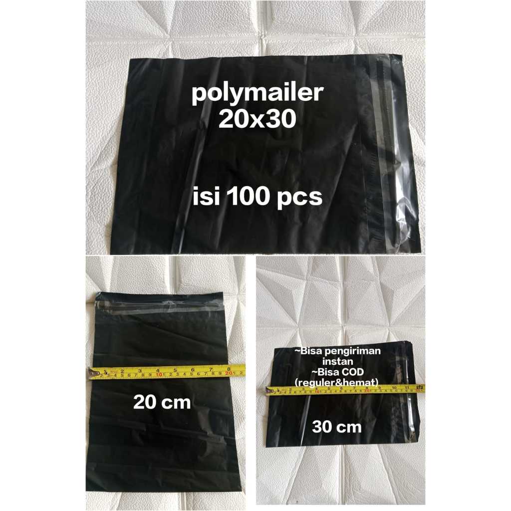 

[100 PCS] PREMI PLASTIK POLYMAILER 20X30 ISI 100 PCS