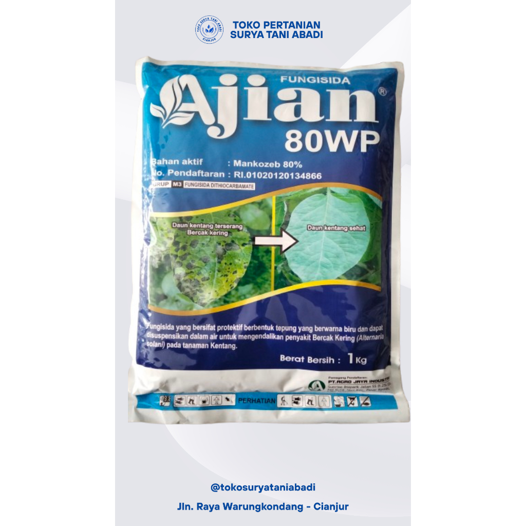 Ajian Biru - Mankozeb 80% (1Kg)