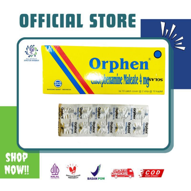 Orphen tablet suplemen multivitamin kesehatan
