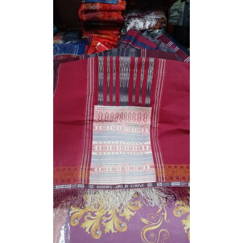 ORIGINAL ULOS RAGI HIDUP ULOS PINUNCAAN PANCAMOT PASSAMOT ULOS PUCCA TENUN ASLI ULOS RAGIHIDUP