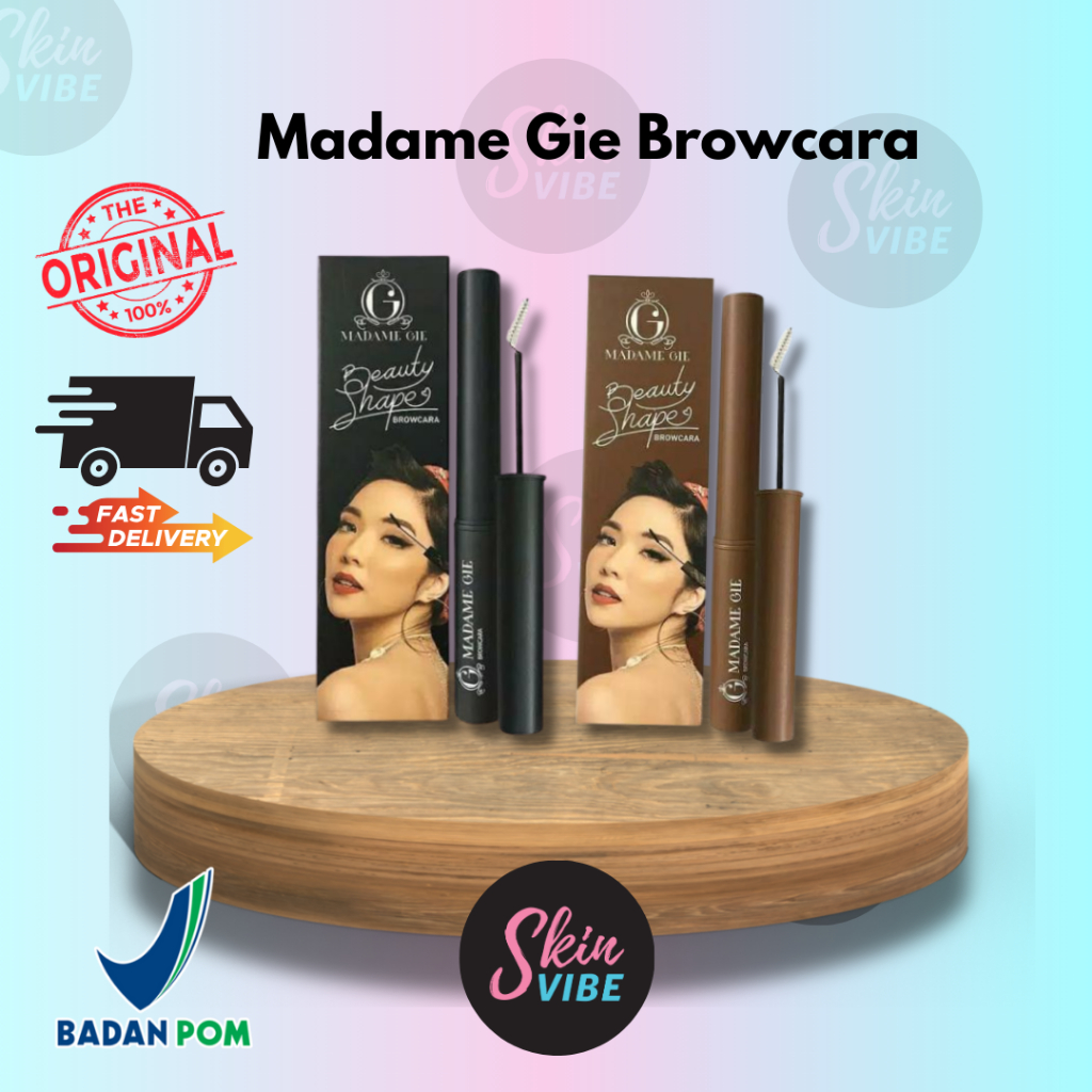 [skin vibe] Browcara Madame Gie || Madame Gie Browcara Black || Dark Brown