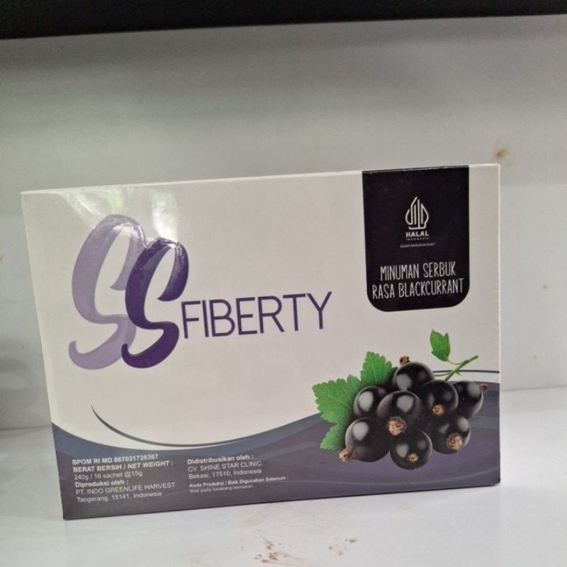 

SS FIBERTY " Minuman serbuk rasa blaccurrant