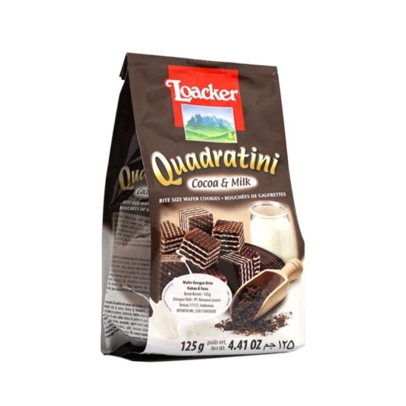 

Loacker Quadratini Cocoa & Milk (125 Gr)