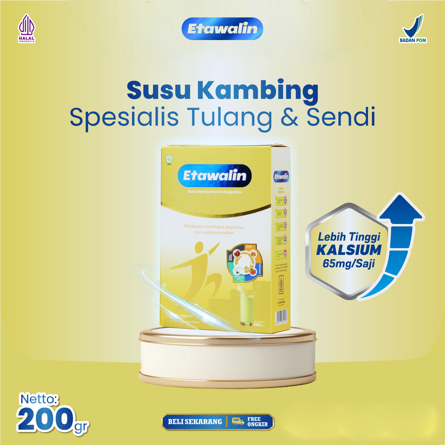 

Paket 1 Box Etawalin : Susu kambing Atasi Nyeri Sendi Dan Asam Urat Original