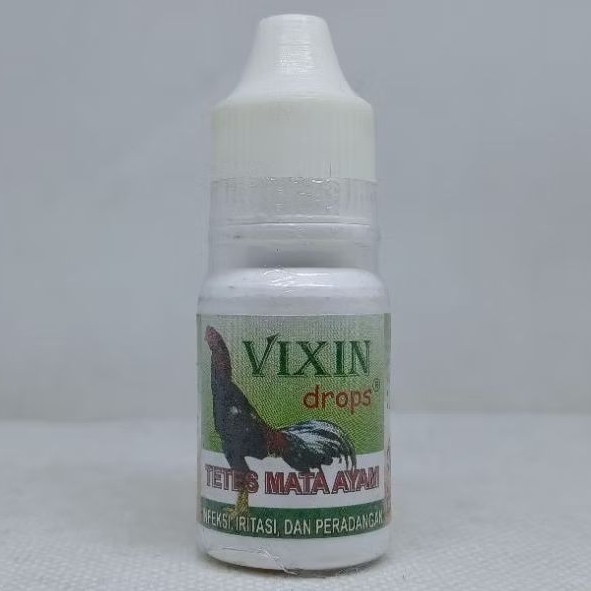 VIXIN DROPS 10 ML OBAT AMPUH INFEKSI MATA AYAM MATA MERHA MATA AYAM TERTUTUP MATA AYAM KATARAK