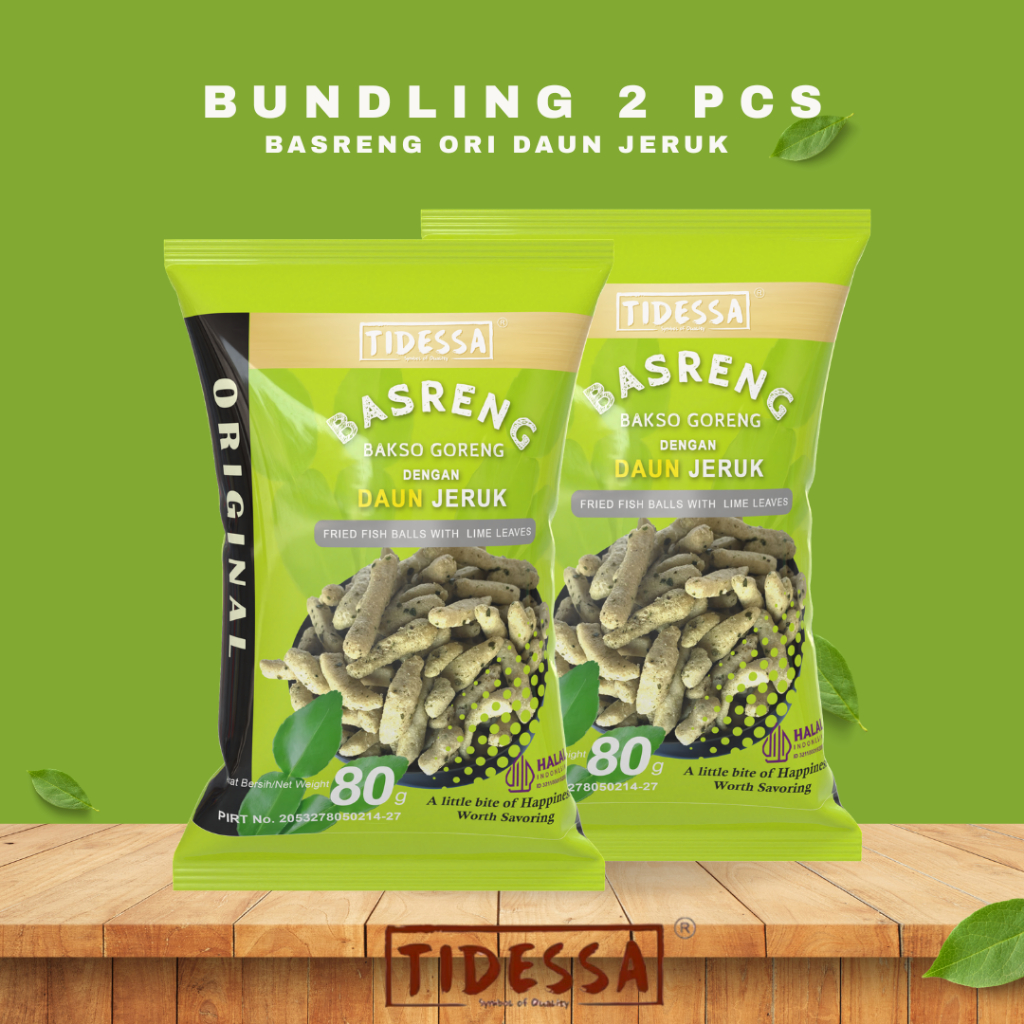 

[2 PCS] PAKET BUNDLING BASRENG ORI DAUN JERUK - TIDESSA