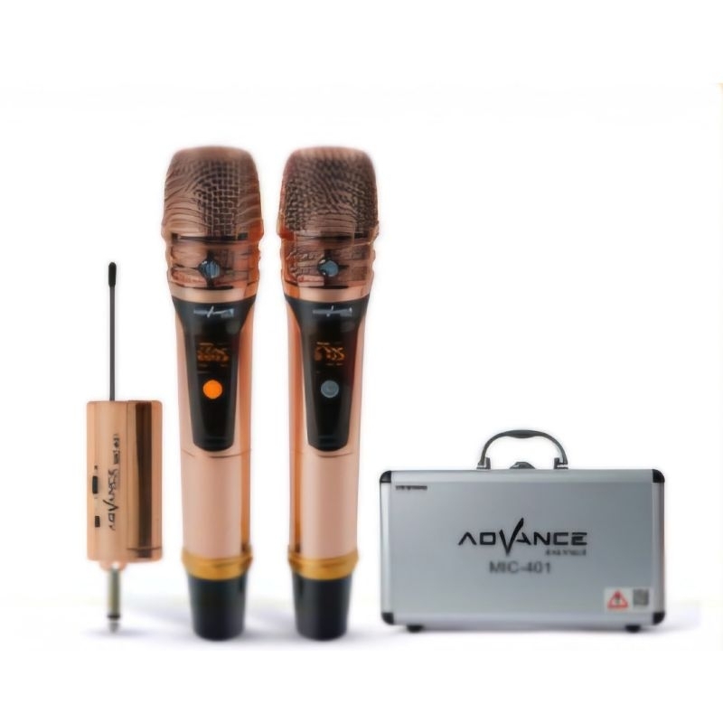 ADVANCE PROFESIONAL WIRELESS MICROPHONE MIC-401