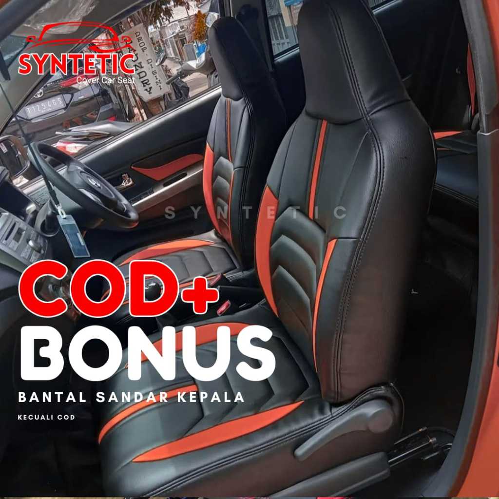 Sarng Jok Mobil Calya & Sigra Bahan Ferrari Full Set