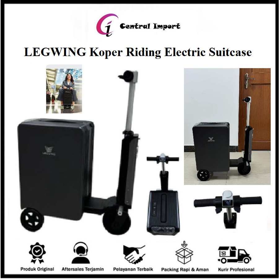 Koper Riding Electric Suitcase 20 inch - Koper Elektrik Skuter 20inch