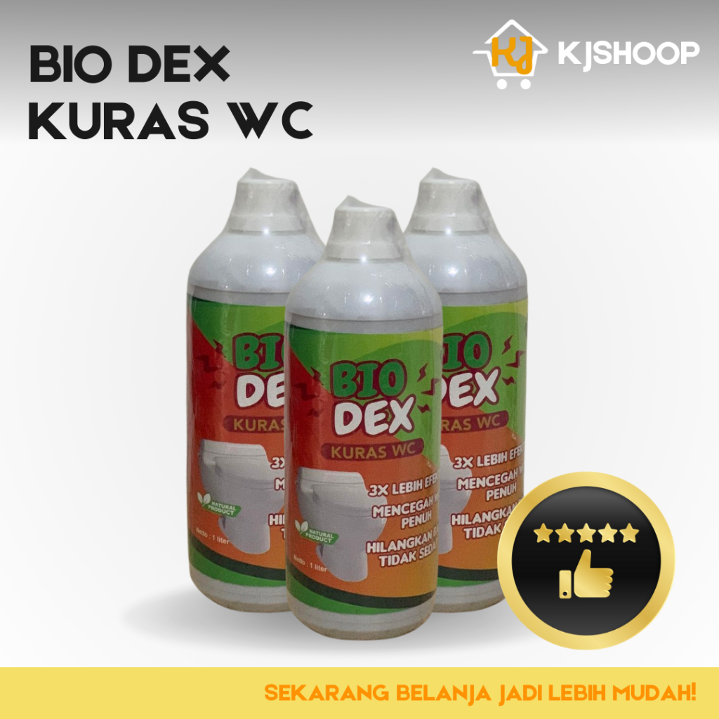 Bio Dex Kuras WC Cairan penghilang bau Obat Kuras WC Toilet Septic Tank