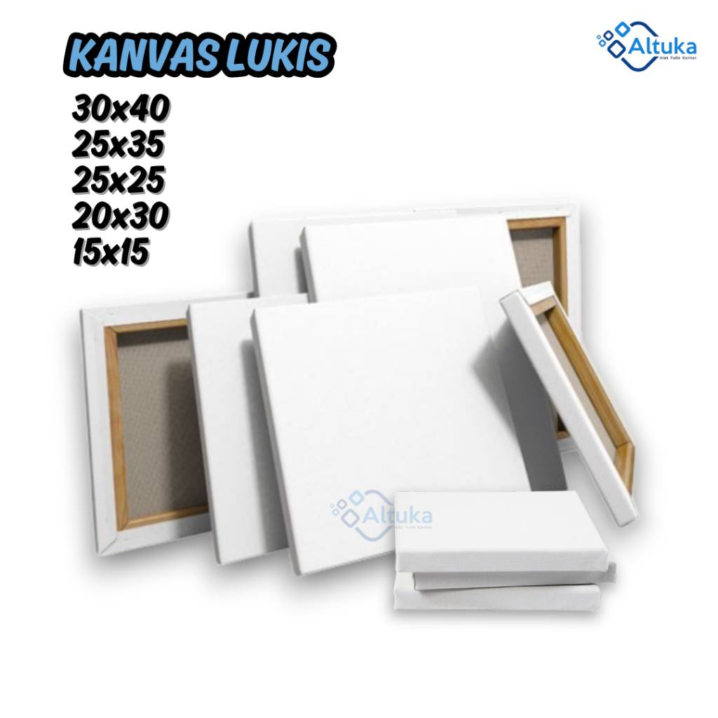 

Kanvas Canvas Lukis / Media Lukis Warna Putih