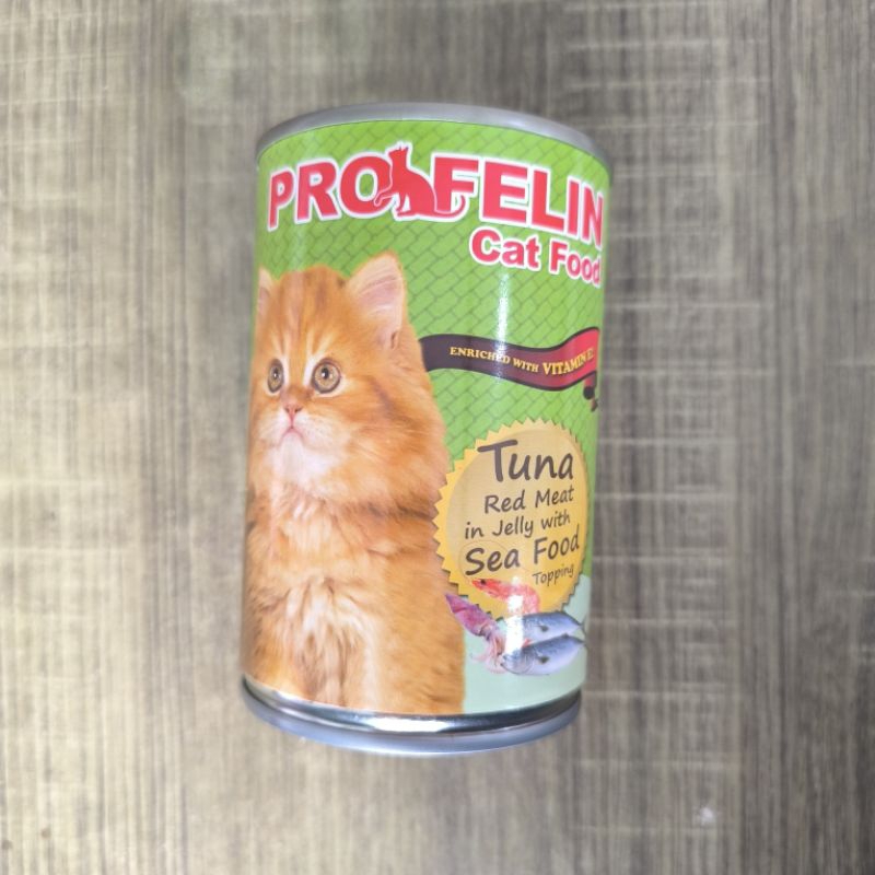 

Profelin Kaleng Tuna Red Meat in Jelly with Seafood topping 400g