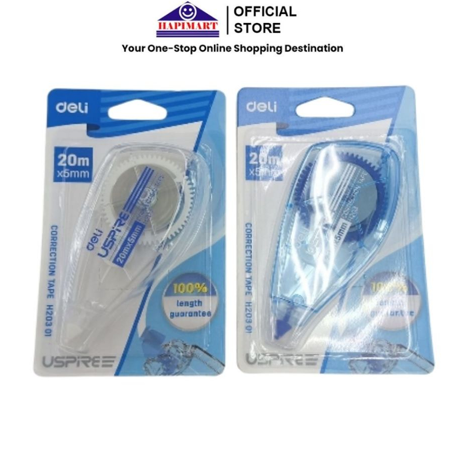 

CORRECTION TAPE High Quality H203 01/Tip X Kertas 55mm*6m/8m/12m Isi 1pc/3pcs/Correction Tape / Tip X Kertas / Tip X