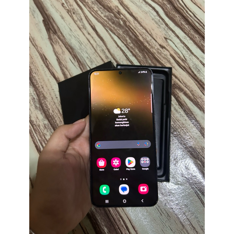 Samsung S22 Plus 5G Fullset Bekas Second