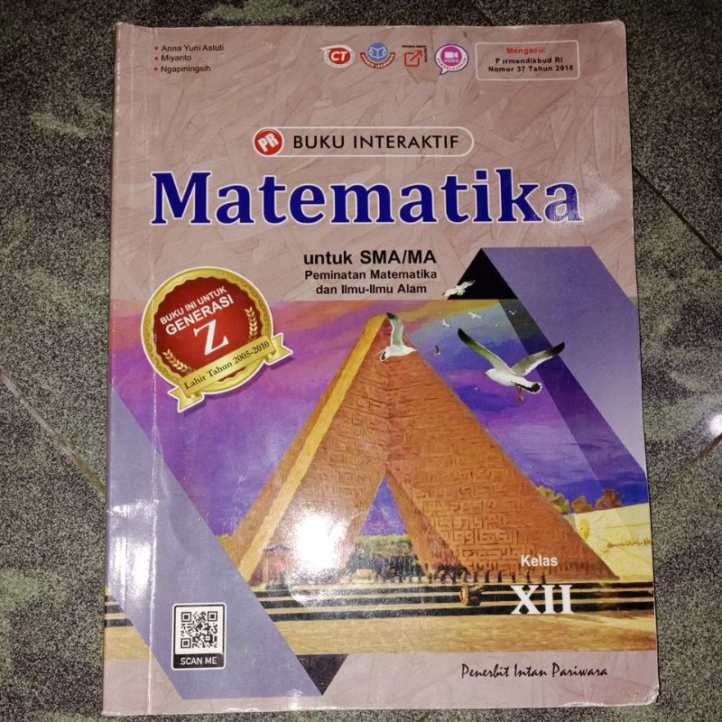 [PRELOVED] PR BUKU INTERAKTIF MATEMATIKA PEMINATAN KELAS 12 SMA/MA | LKS MATEMATIKA PEMINATAN KELAS 