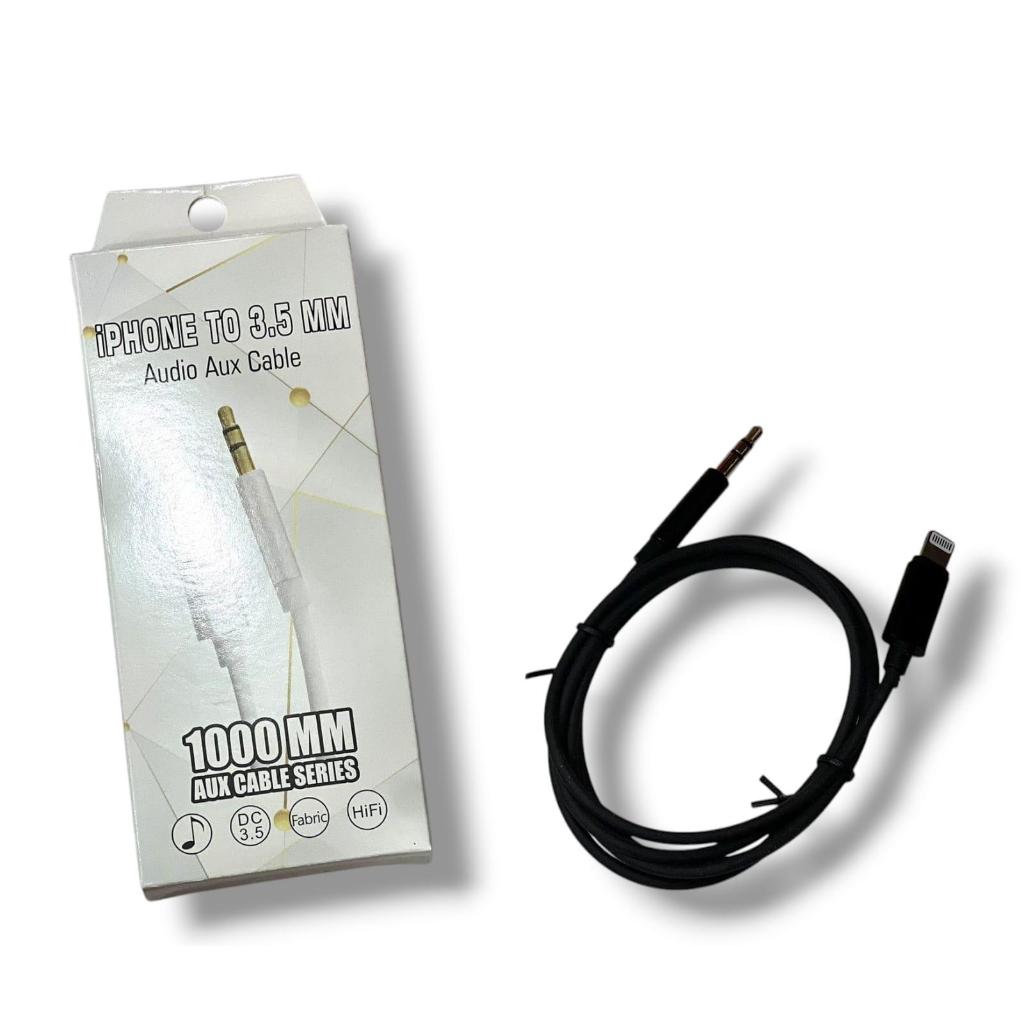 Kabel Aux to iPhone  / kabel aux ke iphone / kabel alat penyambung