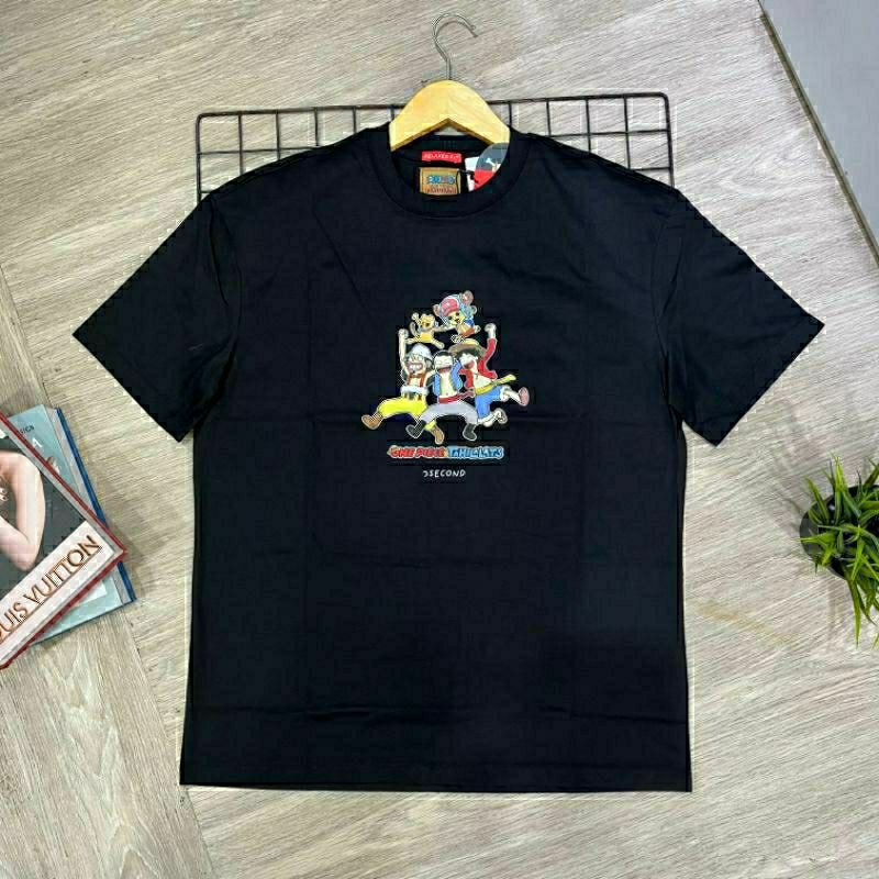 kaos 3second x one piece pria original