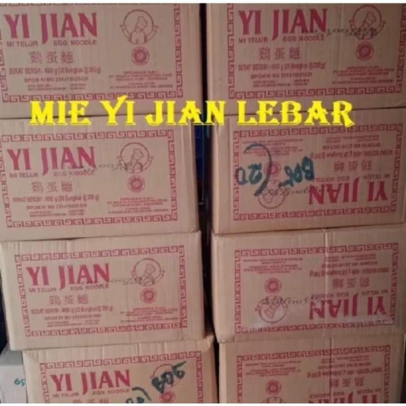 

Mie Yijian ( Yi Jian ) Lebar dus Isi 20 x 200gr