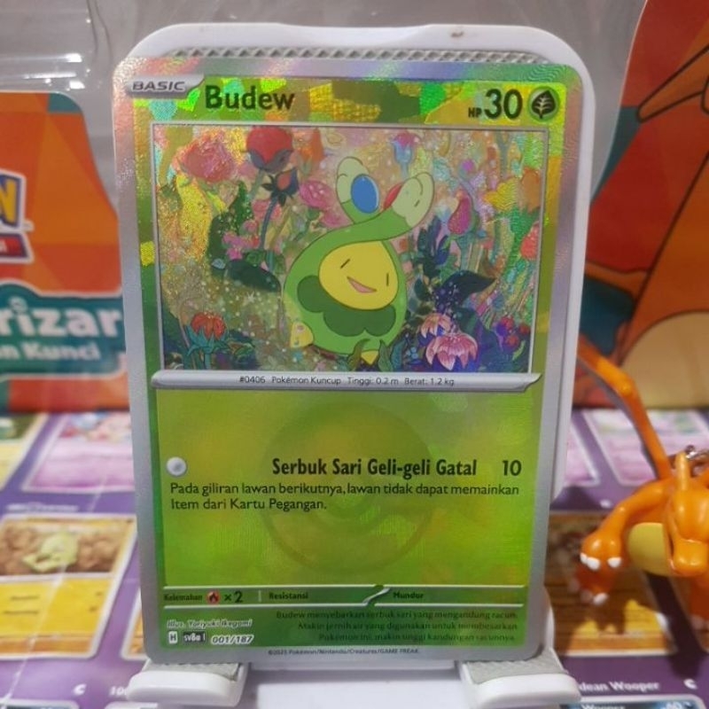 Kartu Pokemon Budew Pokeball sv8a 1 (H)