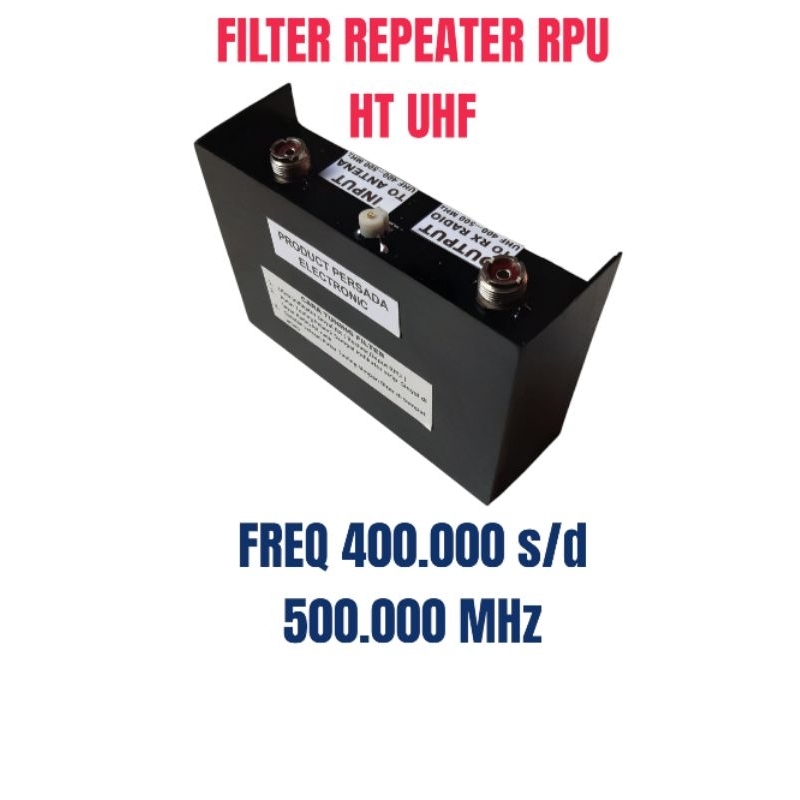 Filter repeater / RPU UHF