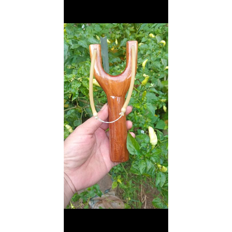 ketapel kayu dan karet