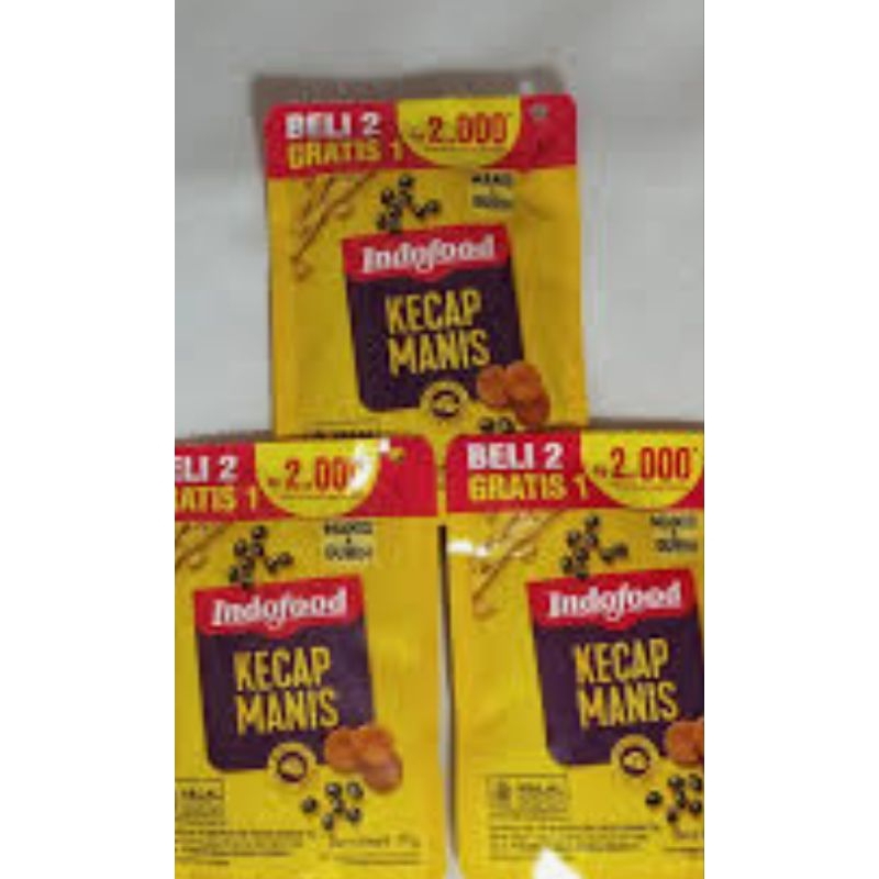 

Kecap Indofood 2000 isi bersih 77gr (Tanpa Bonus)