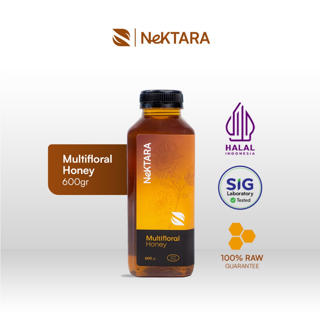 

Nektara Multifloral Raw Honey - Madu Murni Multiflora 600gr Hutan Riau Kuansing