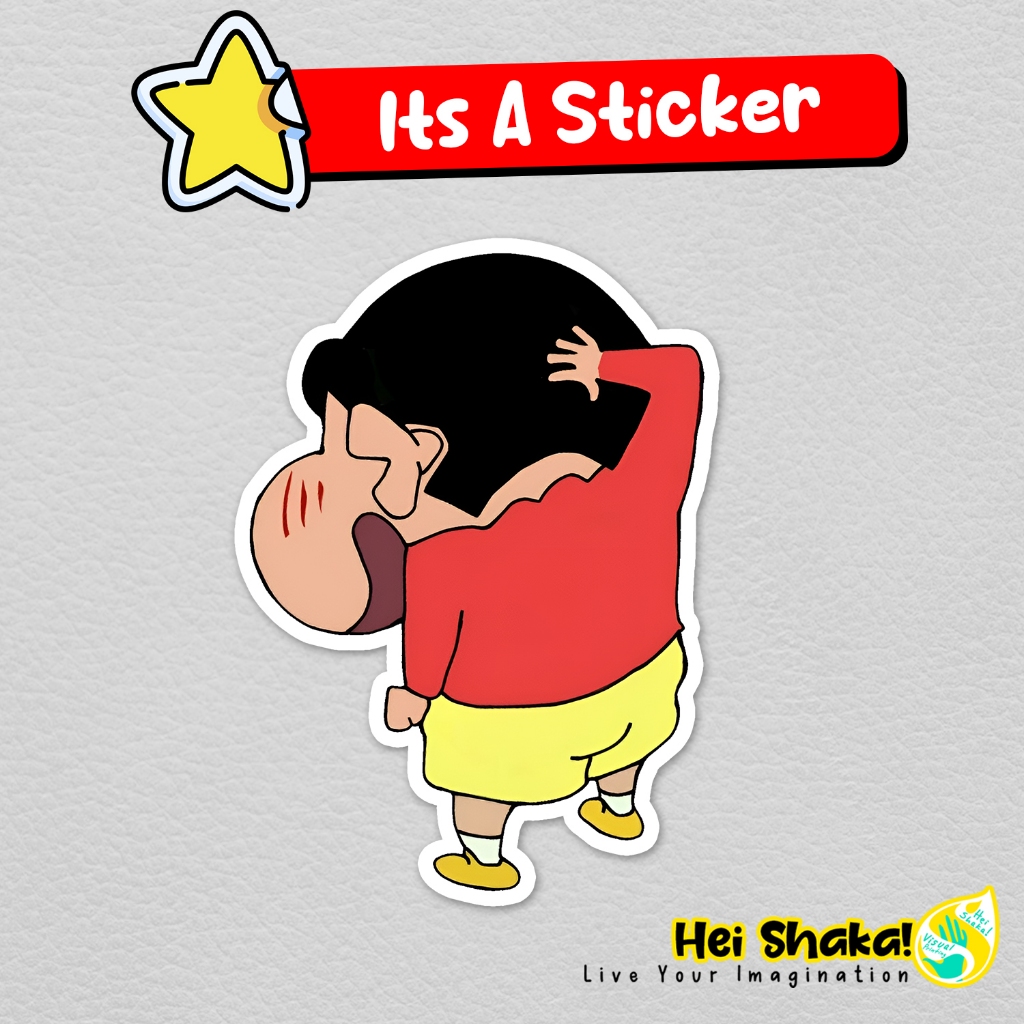 

Stiker Shinchan Malu Yang Bikin Sus Sticker Vinyl Anti Air