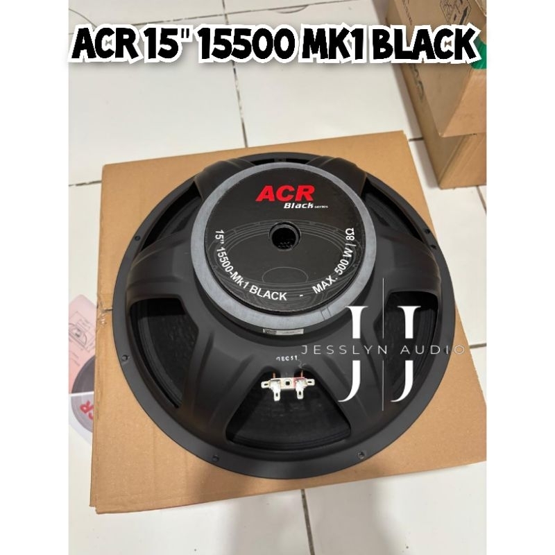 Speaker 15 inch ACR 15500 MK1 BLACK Original Fullrange 500 watt