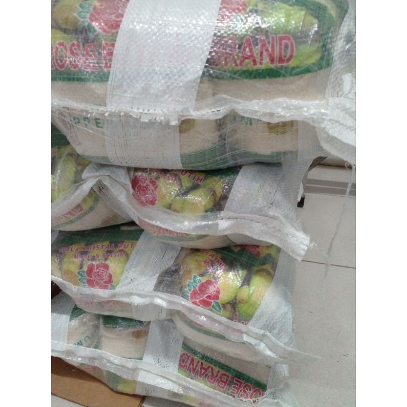 

Gula Rose brand bundling 5kg kuning