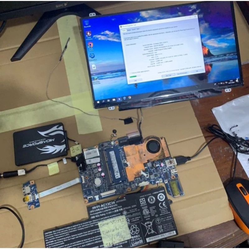 Motherboard Mainboard Mobo normal Laptop acer v5-132 v5 132 intel celeron