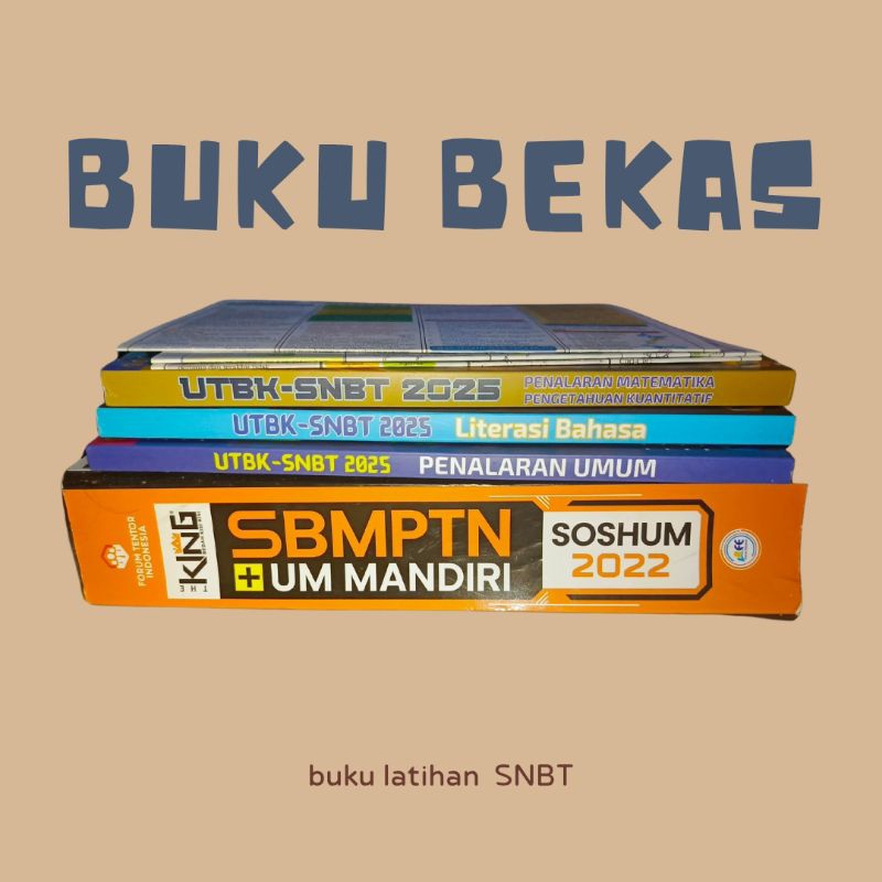 [BUKU BEKAS] Paket Buku Latihan SNBT & SBMPTN