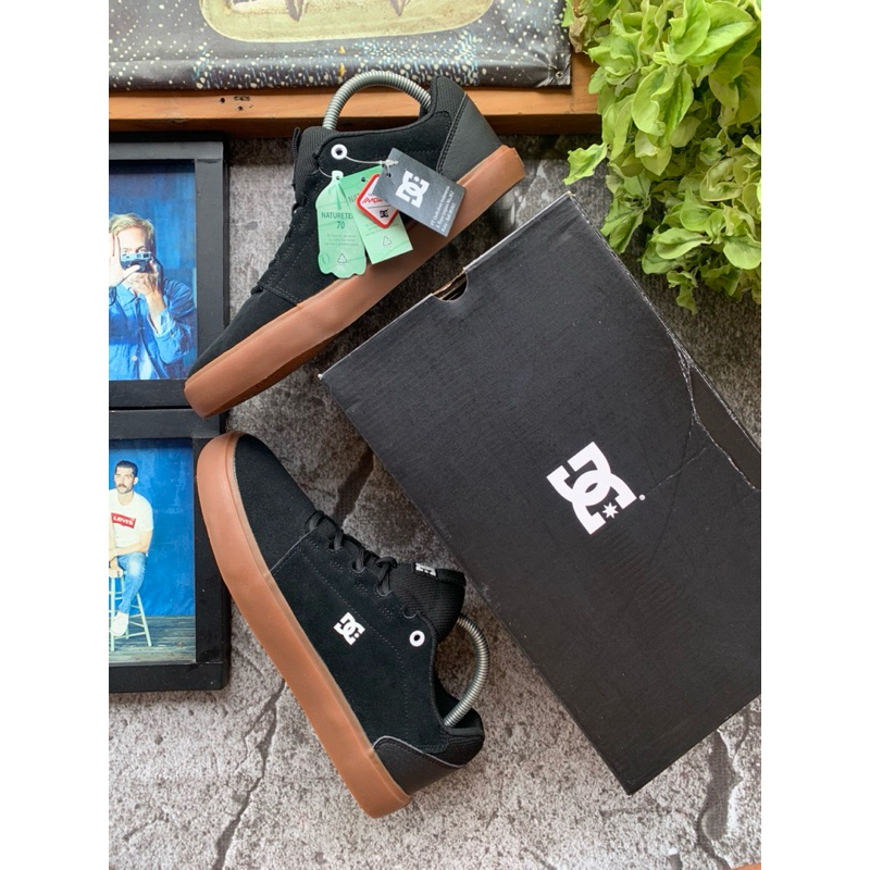 SEPATU Original DC Shoes Hyde Black Gum • Size 42