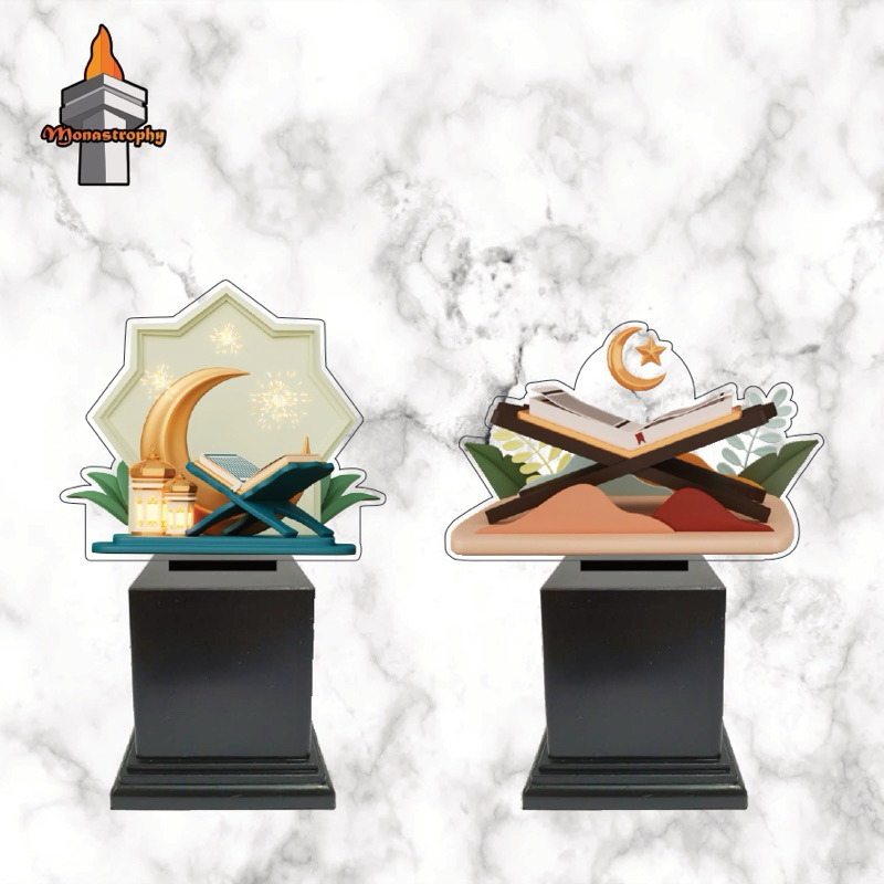 PIALA AL QUR'AN | Tropi Akrilik Anak Mengaji TPQ MTQ Tahfidz | Trophy Lomba Maulid