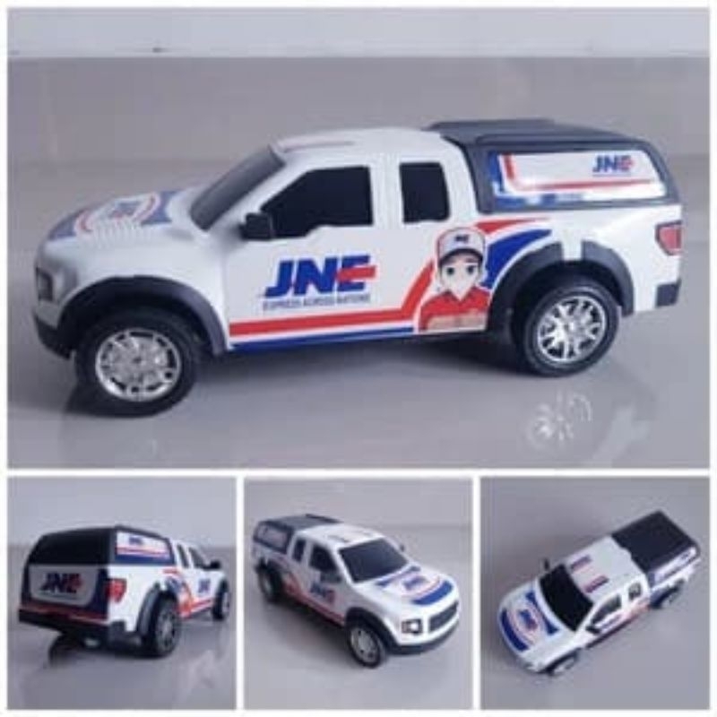 Mainan Mobil JNE Anak Edukatif - Miniatur Mobilan Operasional Kurir Edukasi Diecast Koleksi Anak Lak