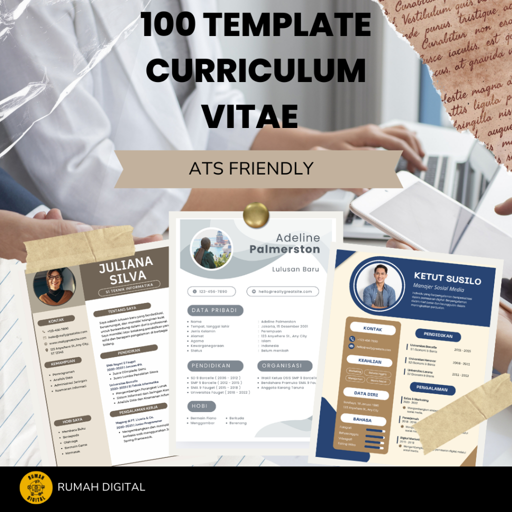 Template cv ats friendly | 100 Template  cv ats friendly