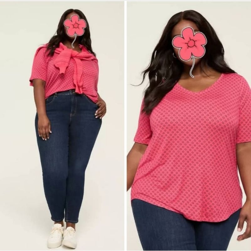 ld180 170 160 150 140 Jumbo Blouse Tshirt Lane Bryant