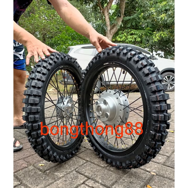Sepaket velg Trail Cross Glmax Gl max Gl pro ring 17 160 185 Ban 275/300 Ban trail cross ring 17